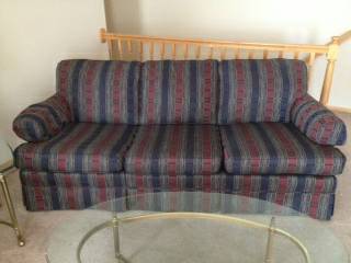 Broyhill sofa 80 and matching chair