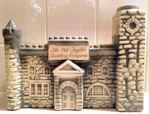 Bud Vase or Vintage Castle Decanter The Old Taylor Distillery Company