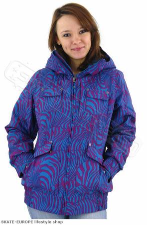 Burton MUTINY SnowboardSki Jacket and Pants pair, XS, Azul Zebra