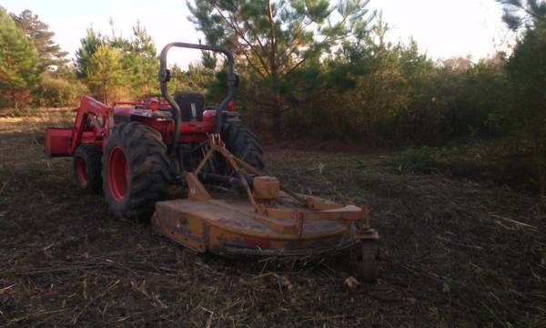 Bushhoging and Grade Work For Hire Tractor (Northshore)