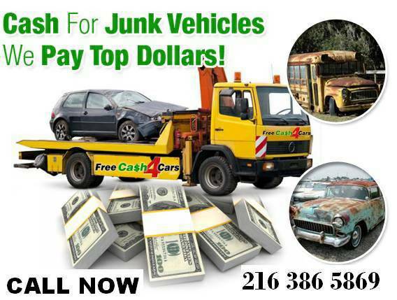 Buying junkscrap cars BEST DEAL (ALL CLEVELAND AREA)