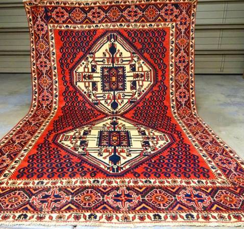 C 1920 Afshar Antique Persian Stunning rug