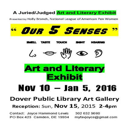 Call for Entries Art and Literary (Dover DE)