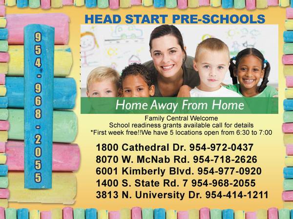 CALL US NOW AND ENROLL YOUR CHILD (401 S State Rd 7 N., North Lauderdale, F)