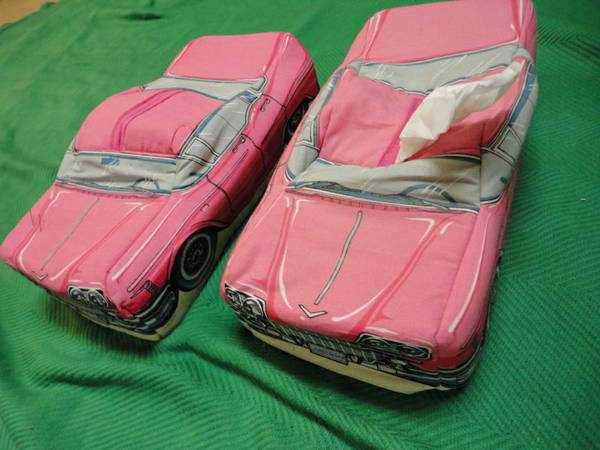 Car TISSUE BOX COVER 5 (2 available) (Snellville)