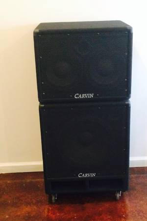Carvin Bass Guitar Cabinets 2x10, 1x15