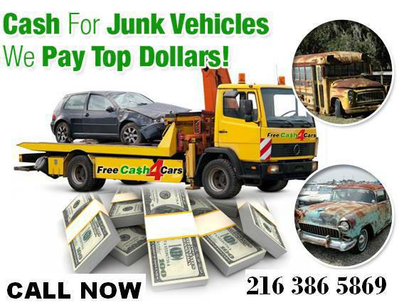 CASH FOR JUNKERS  EASY, FAST, RELIABLE,  GET CASH TODAY  (ALL CLEVELAND AREA)