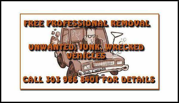 CASH PAIDFREE REMOVAL OF UNWANTED Cars, Trucks, SUVs (Denver Metro)