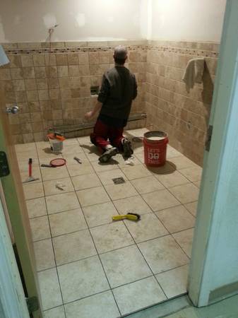 ceramic tile and flooring installation (anchorage)