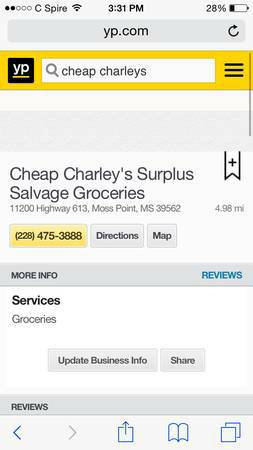 Cheap Charleys Discount Grocerys (Moss Point)