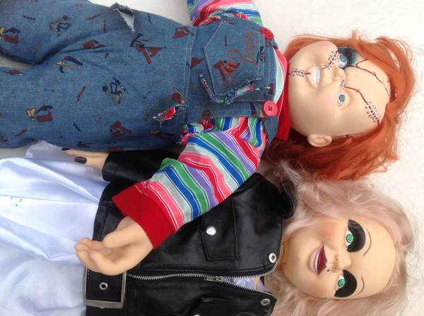 Chucky and Tiffany dolls