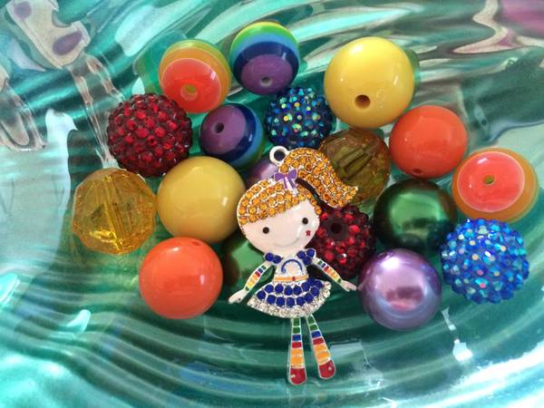Chunky Bubblegum Necklaces and Set (Gulfport)