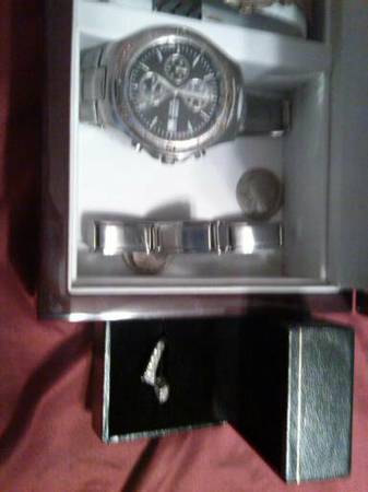 citizen eco drive watch and matching bracelet
