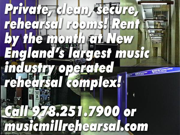 CLEAN, SECURE, REHEARSAL SPACE AVAILABLE (merrimack valley, northshore, Boston)