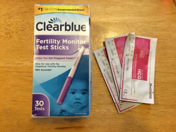 ClearBlue Fertility Monitor Test Sticks 30 plus Free Pregnancy Tests