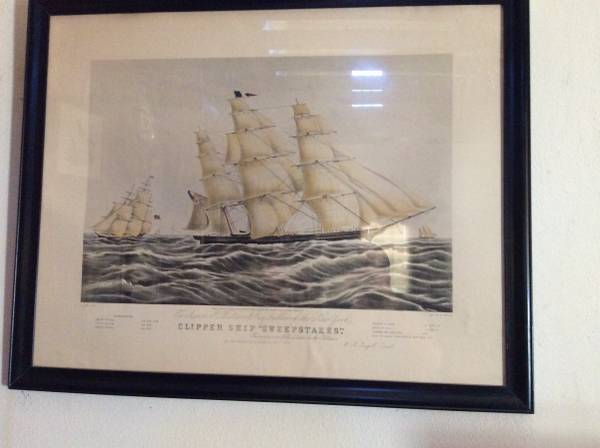 Clipper ship SweepstakesN. Currier
