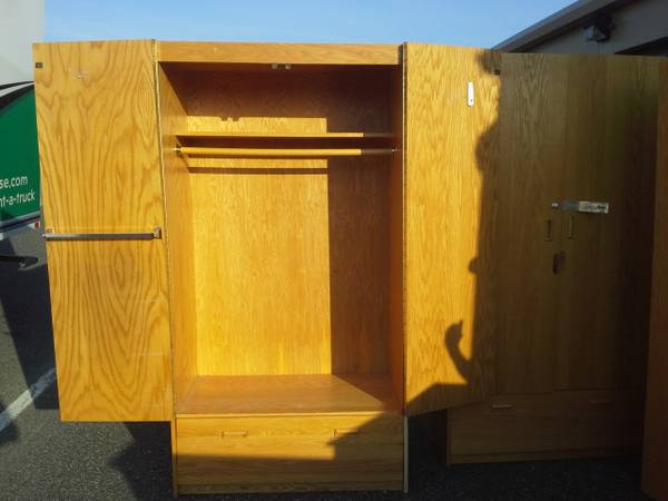 CLOTHING WARDROBE CABINETS (FOREST HILL MD)