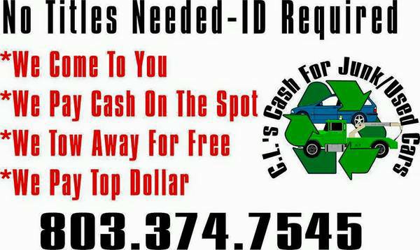 CLs Cash For Junk Cars (sc,nc)