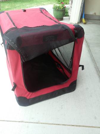 collapsible soft sided kennel crate (Meridian)