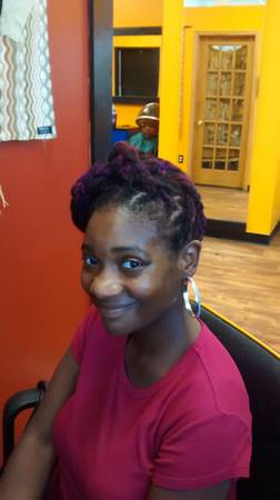 Colorful Locs, Colorful Dreads (University Heights Salon)