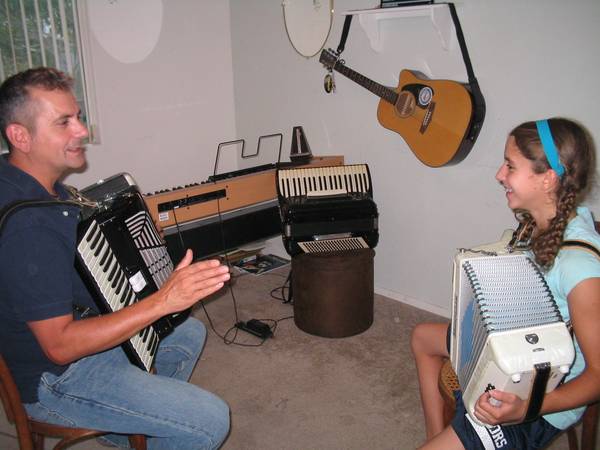 Come Learn How To Play The Accordion Live One on One Through Skype