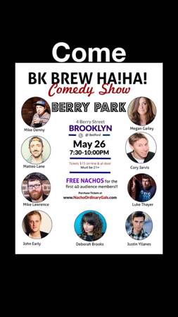 Comedy Ticket Sales (Brooklyn)