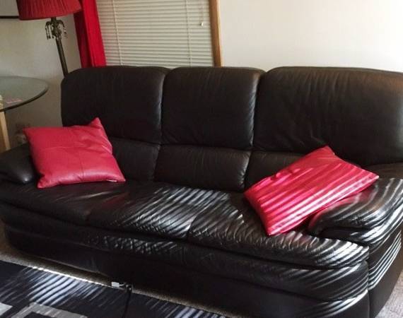 Comfortable Soft Leather Couch