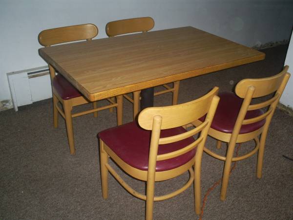 Commercial Restaurant Table and Chairs