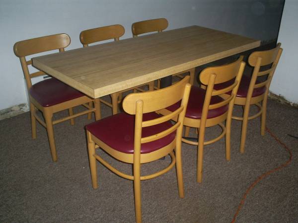 Commercial Restaurant Table and Chairs