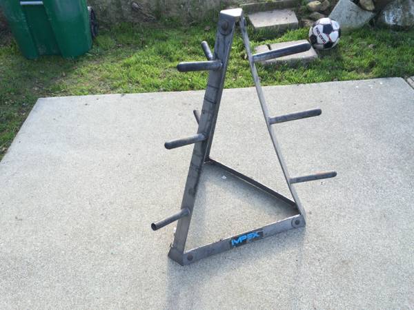Commercial weights stand