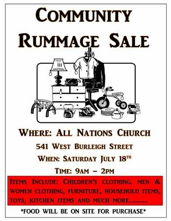 Community Rummage (541 West Burleigh Street)