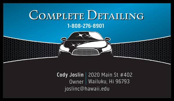 complete car detailing (all over)