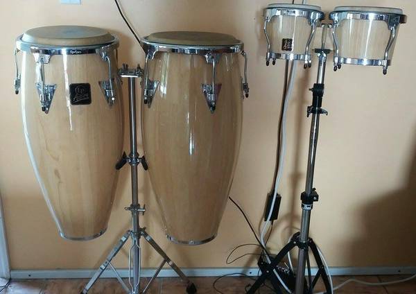 Congas, Bongos, Stands amp Hard Cases