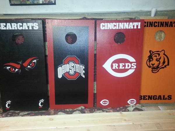 Cornhole Customized Choose Any Team 120 Some Boards Ready Now (West Chester Ohio)