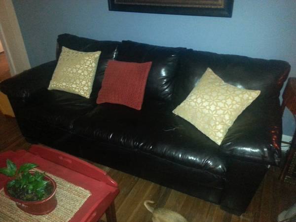 couch for sell , torn