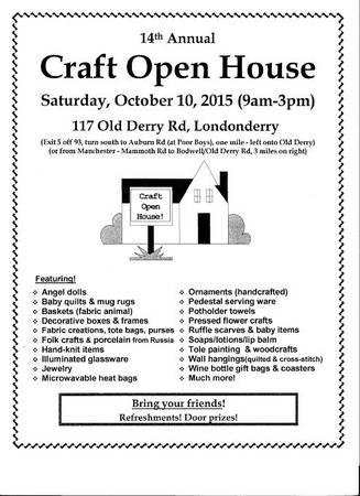 Craft Open House (Londonderry NH)