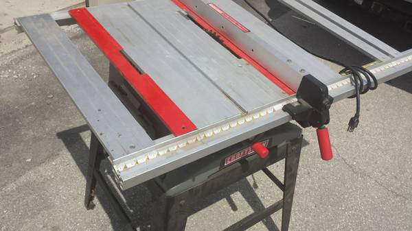 Craftsman 3hp table saw Free Standing