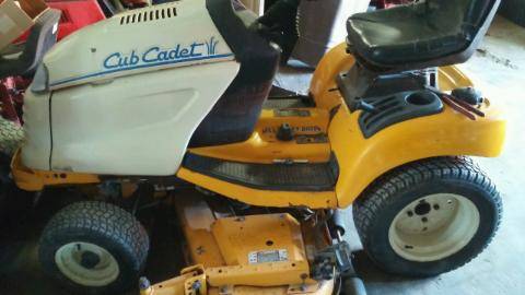 cub cadet with bagger