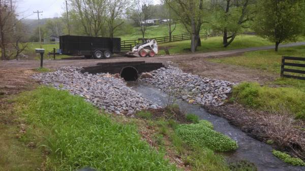 CULVERT PIPE INSTALLEDRESET (MIDDLE TN)