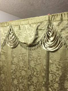Curtain and rod