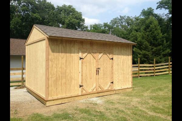 Custom 12x16 Shed with 2x6 Floor