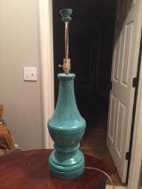 Custume Turquoise Lamp