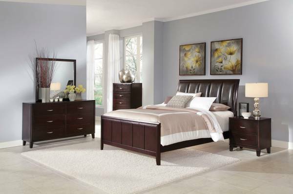 Dark Cappuccino Bedroom Collection Moving Sale