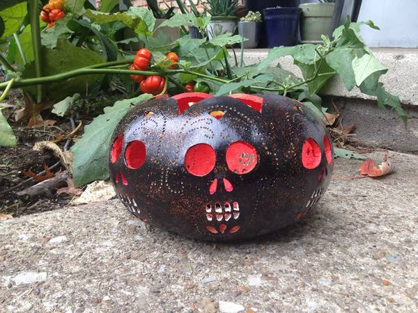 Day of the Dead Gourd