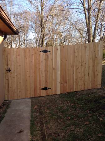 Decks and fencing at low
