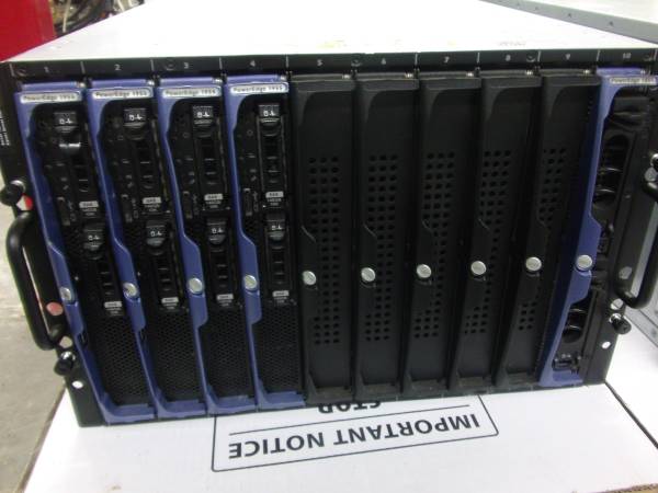 Dell PowerEdge 1855 Server Chasis and Blades