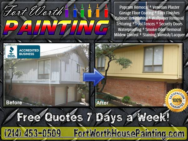 Dependable Paint of Fort Worth  Check Our Online Quote Form  Deck Va (Free Quotes Online)