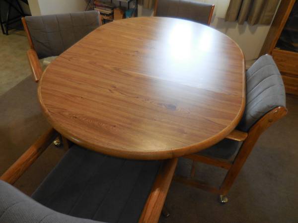 Dinner table and chairs for sale