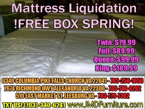Discount Mattress Liquidation Queen Mattress on sale 99 (510