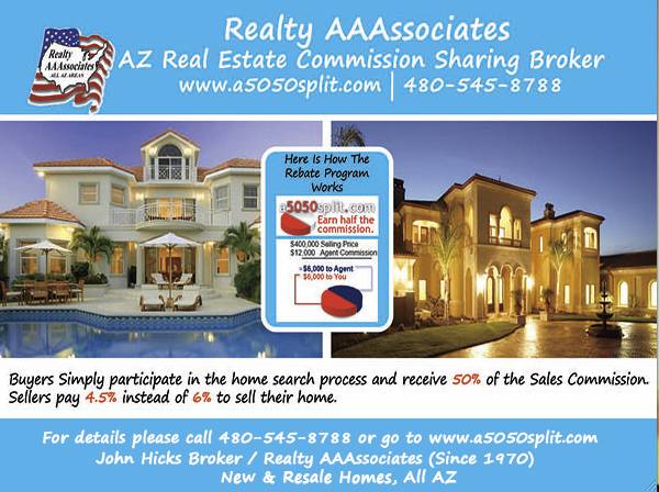 DISCOUNTED REAL ESTATE FEES to SELLERS amp COMMISSION  REBATES to BUYERS (Realty AAAssociates,,Since 1970)